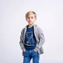 Campera gris topo - comprar online