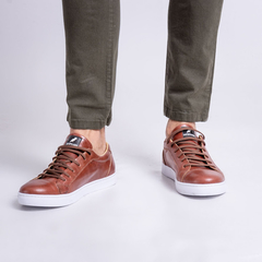 Zapatilla Quequen Marron brillo