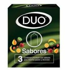 CONDONES DUO SABORES