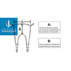 Arnés de uso general, de tela reforzada lavable, para levanta-pacientes, tamaño: Grande - Ortopedia Simonyan