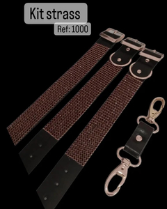 kit strass com chocker e algemas braceletes - comprar online