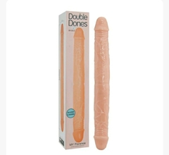 Prótese maciça dupla Double Dong  Pretty Love 36cm