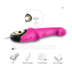 Vibrador de Silicone Cirúrgico a Prova d'água Recarregável Cod. BY10001 - loja online