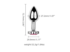 Plug Anal de Metal Formato Flor - comprar online