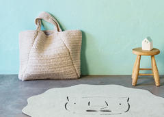 Bolsa "Wool Bag" cor Cru - comprar online