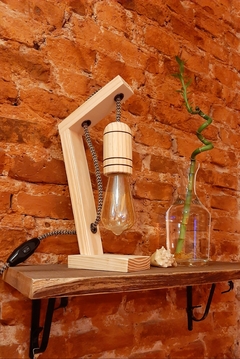 VELADOR RÚSTICO DE MESA
