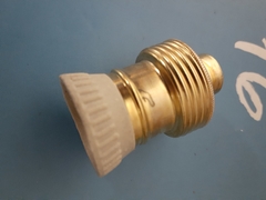PORTALAMPARAS  CERAMICO / BRONCE - comprar online