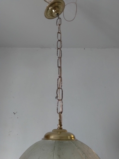 colgante de vidrio en bronce - tienda online