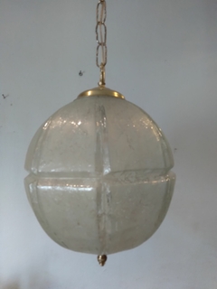 colgante de vidrio en bronce en internet