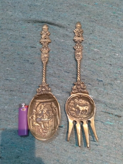 ADORNOS en BRONCE el PAR