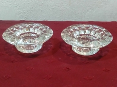 PORTAVELAS EN CRISTAL MACIZO x2 - ElectroFarcyEF