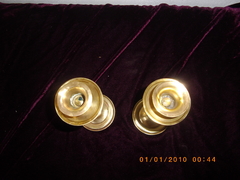 PORTAVELA BRONCE Y ACRILICO - comprar online