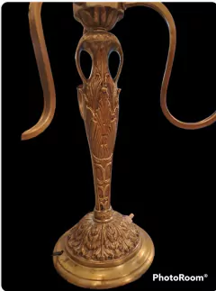 LAMPARA DE MESA de BRONCE - tienda online