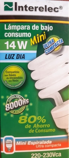 Lamparas Bajo Consumo espiraladas