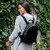 Mochila Paris Acharolada negro - comprar online