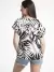 Blusa M/Corta Estampada Poplin Rayon T: S/L (BS000089) - comprar online