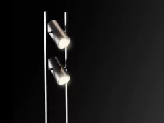 LAMPARA DE PIE DOBLE SPOT PARALELO