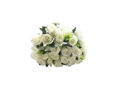 BUQUET DE ROSAS BLANCAS - TIENDA INTERIOR