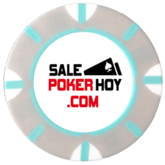 Ficha Poker Tricolor - Gris y Blanco 14 Gr