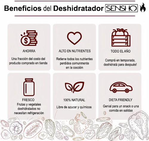 Beneficios de la comida deshidratada