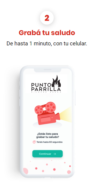 Grabá tu saludo