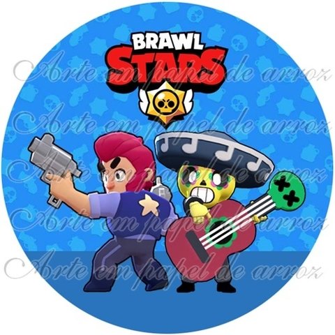 Brawl Stars Modelo 05 Loja Arte Em Papel De Arroz - cortadores brawl stars