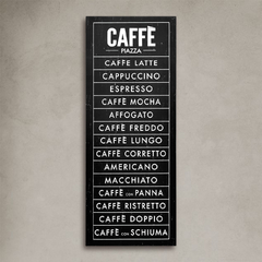 Cuadro Café sobre Lienzo