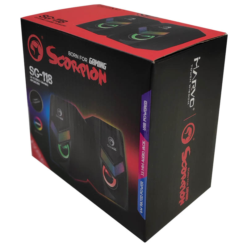 ALTAVOCES LED GAMING SCORPION - Tecnomundo SA