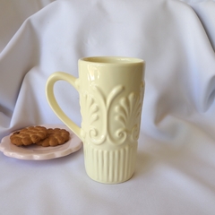 Tazas Labrada Amarillo Pastel Alta 350 ml. (2 unidades) - comprar online