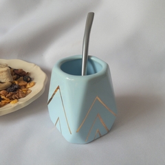 Mates Geo Celestes + bombillas x 2 unidades