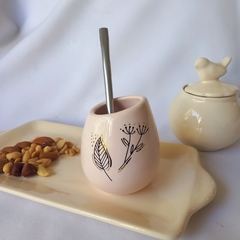 Mates Bombé Botánico + bombillas x 2 unidades