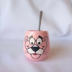 Mates Pop Pantera Rosa + Bombillas x 2 unidades
