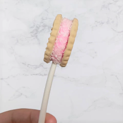 Cucharita de porcelana "merengada" (13 cm.) - comprar online