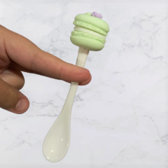 Cucharita de porcelana "Macarons" (13 cm.) - comprar online