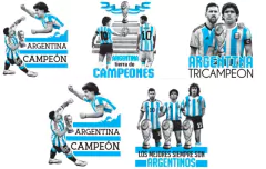 Pack x 20 unidades + 4 de regalo! Tazas Selección Mundial Qatar - Creantis