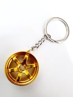 Chaveiro Roda Dourada - comprar online