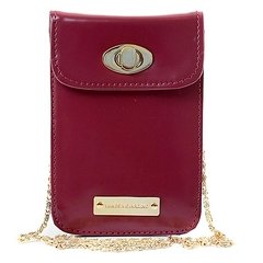 Funda Celular Charol Bordo| Modelo Antonella
