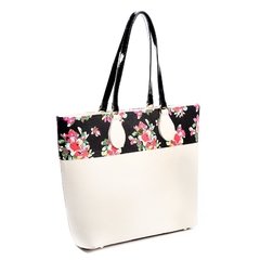 Bolso Mujer Cuero Graneado Fiorentina Manteca | Modelo Spring