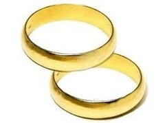 Par De Alianças em Ouro 18k Casamento MENOR PREÇO! - Código: 18K38655b na internet