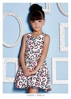 Vestido Infantil Miss Cake Doce Princesa 510143