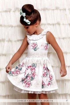 Vestido Infantil Miss Cake Doce Princesa 510158