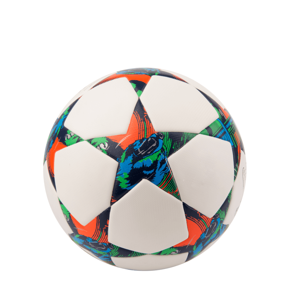 Bola de Futebol - Tamanho Oficial - Estrela - Preta e Vermelha - Pais e  Filhos