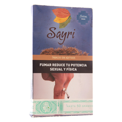 TABACO SAYRI SIN ADICTIVO OSCURO 50GRS