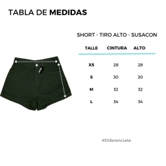 SHORT - tiro alto - Susacon - tienda online