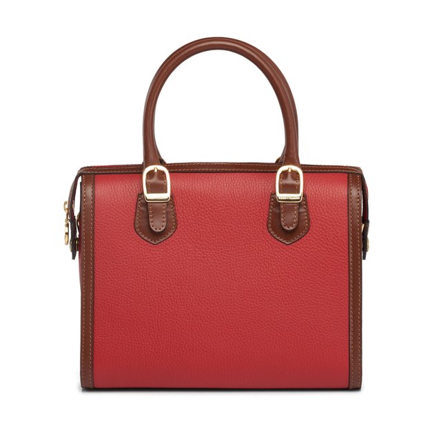Rossi & Caruso leather top handle bag.