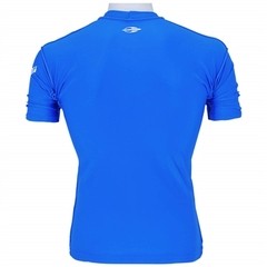 Camisa LYCRA Azul Manga Curta Mormaii - astesports