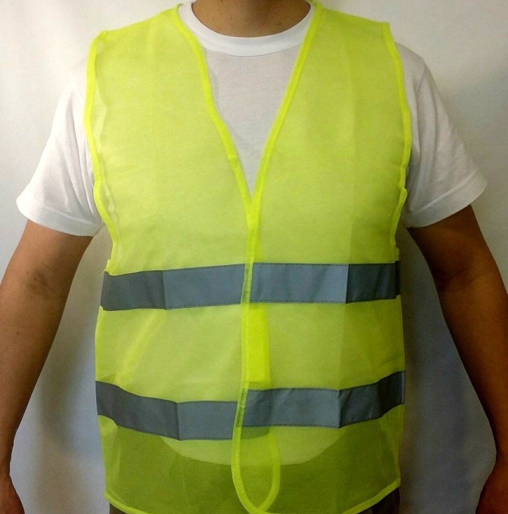 CHALECO REFLECTIVO 100% POLIESTER AMARILLO - comprar online