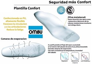 BOTITA OMBU GEMA GRIS DAMA PUNTERA COMPOSITE en internet