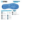 ZAPATILLA OMBU SNEAKER NEGRA PUNTERA COMPOSITE - comprar online