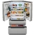 Refrigerador Tecno Vintage Inox Piso e Embutir Inverter 127V TR65FXDBV2 - comprar online
